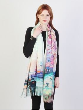 Oil Painting Design Fashion Scarf